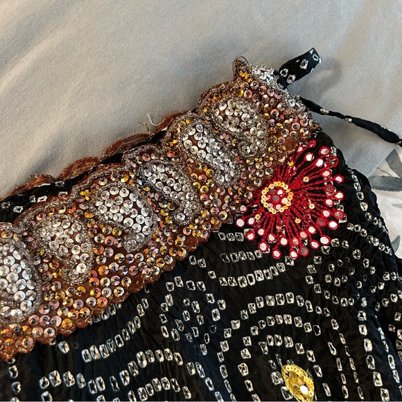 Ankle length silk skirt - Picture 3 of 4